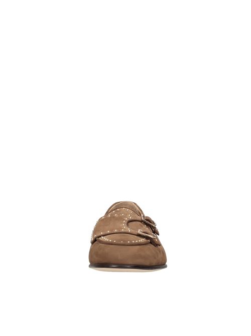 Nubuck moccasins EDHEN | BRERA STUDS NABUKMARRONE